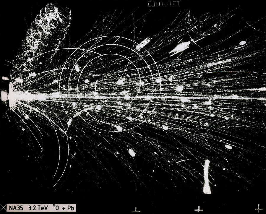 Particle Physics Photograph - Exploding Atom by Cern/science Photo Library
