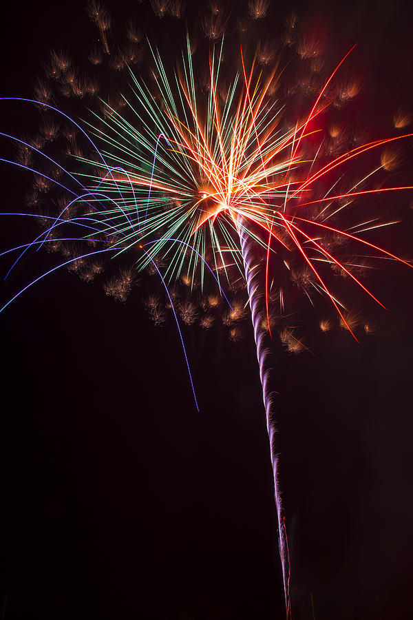 Independence Day Photograph - Exploding Colors by Garry Gay