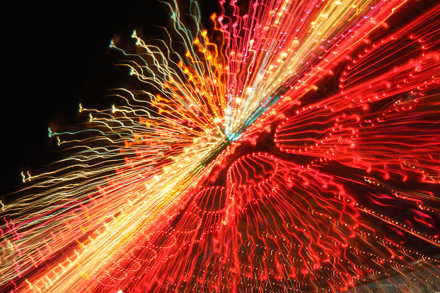 Exploding Neon Photograph by Andrea Platt