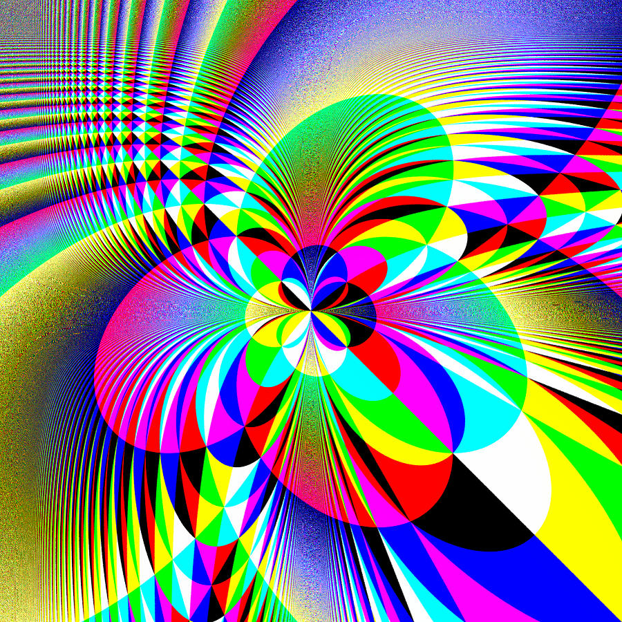 Butterfly Digital Art - Explosion of Colors by Joel Kahn