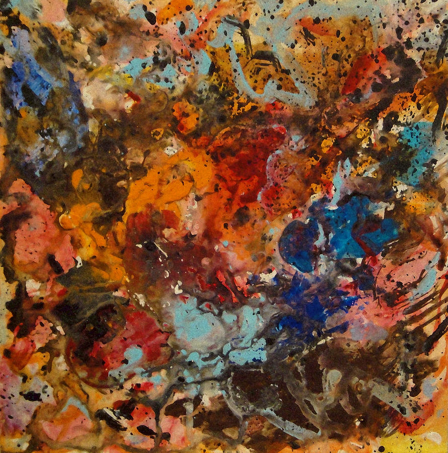 Explosive Chaos Painting by Natalie Holland