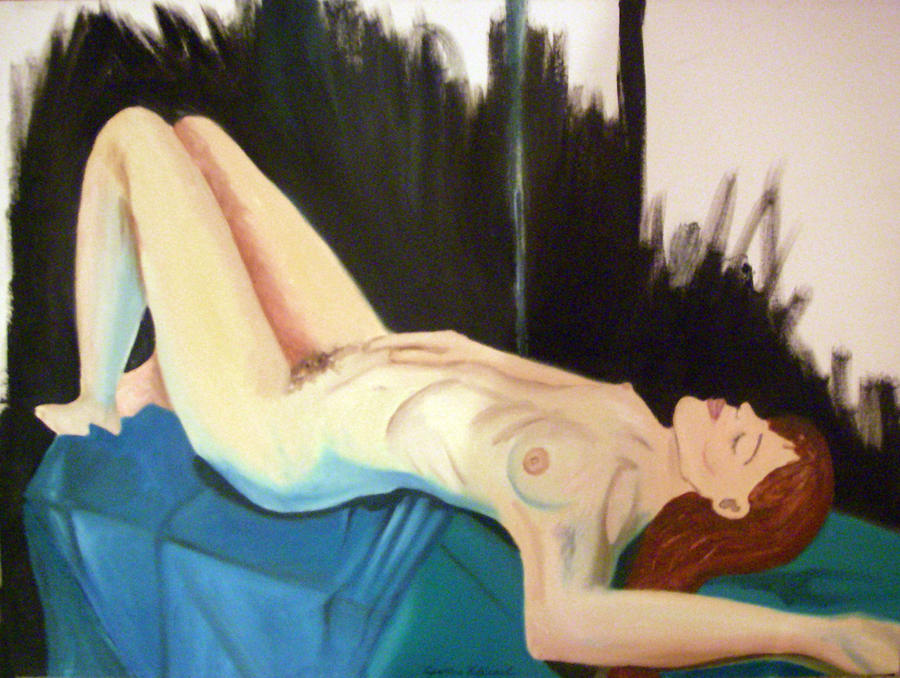Nude Lady Painting - Exposed by Cynthia Hilliard