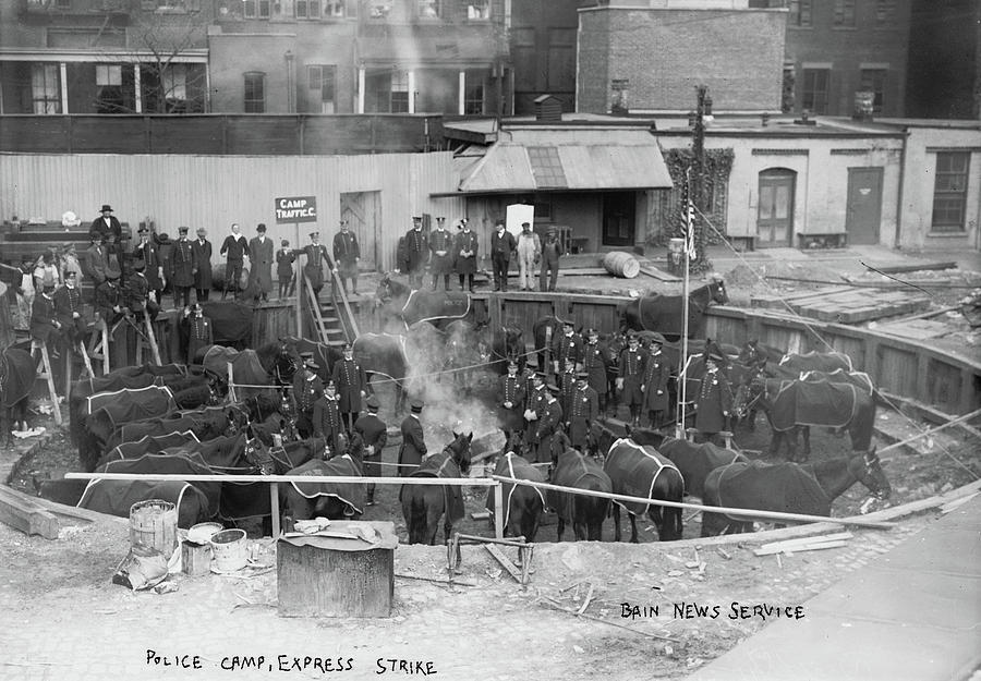 Express Strike, 1910 Photograph by Granger