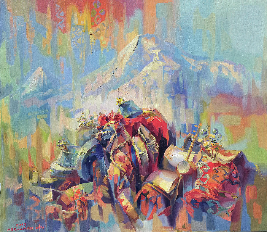 Still Life Painting - Expression of Armenia by Meruzhan Khachatryan
