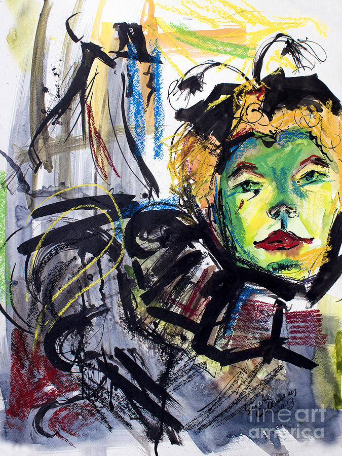 Expressive Homage to Henri De Toulouse-Lautrec  Painting by Ginette Callaway
