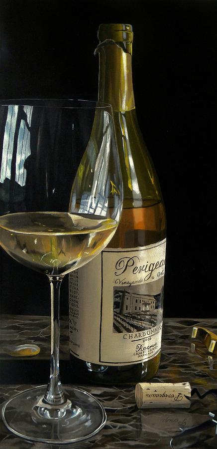 Wine Painting - Exquisite Taste by Brien Cole