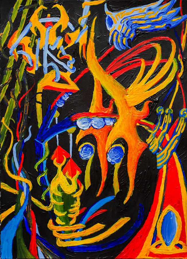 External Painting - Externalized Mind Fragment by Maxwell Hanson External Painting - Externalized Mind Fragment by Maxwell Hanson