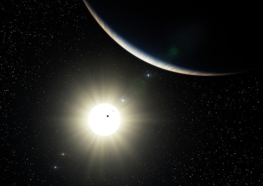 Extrasolar Planetary System Photograph by European Southern Observatory/science Photo Library