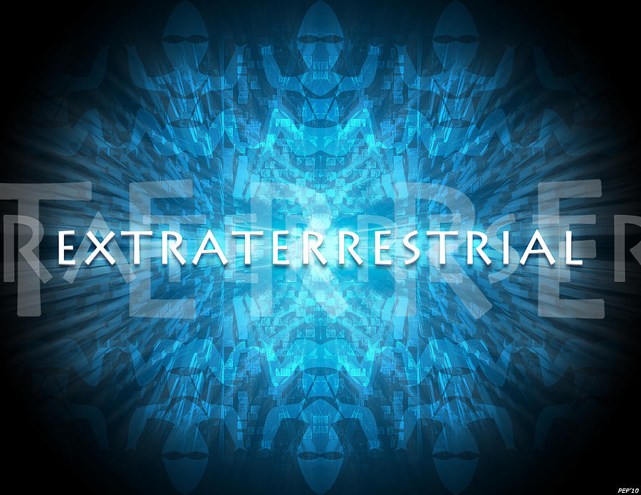 Science Fiction Digital Art - Extraterrestrial #2 by Phil Perkins