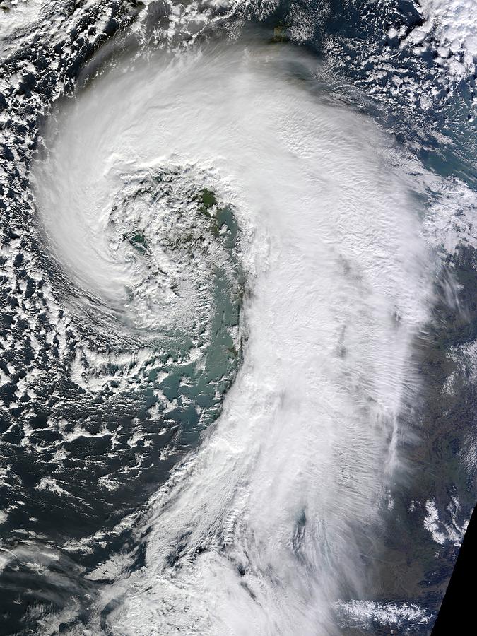 Winter Photograph - Extratropical Cyclone by Nasa Earth Observatory