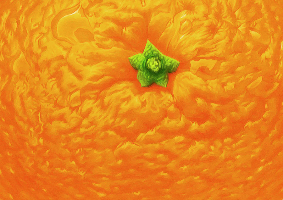 Extreme Close Up Of Orange Peel Photograph by Ikon Ikon Images