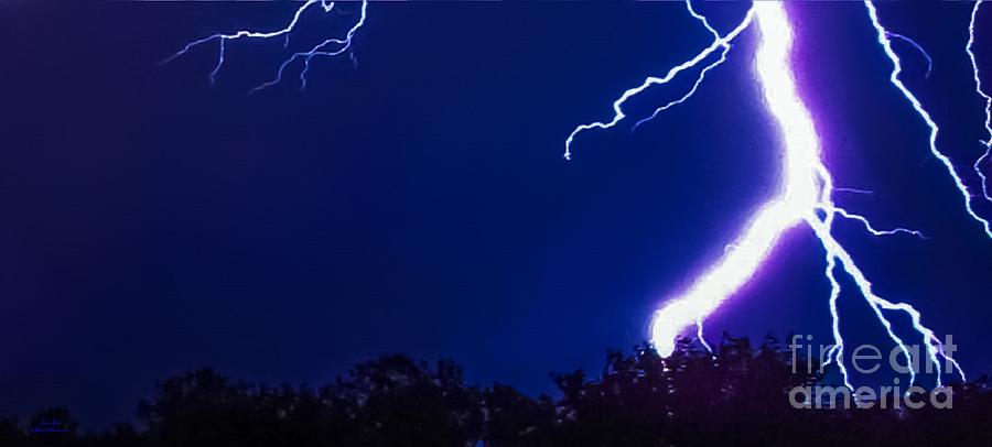 Extreme Lightning Photograph by Jesse Post