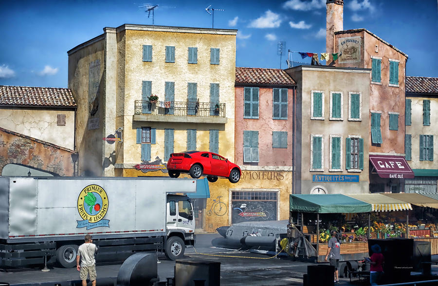 Car Photograph - Extreme Stunt Show 3 by Thomas Woolworth