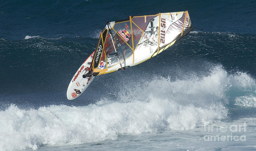 Jaws Photograph - Extreme Windsurfing  by Bob Christopher