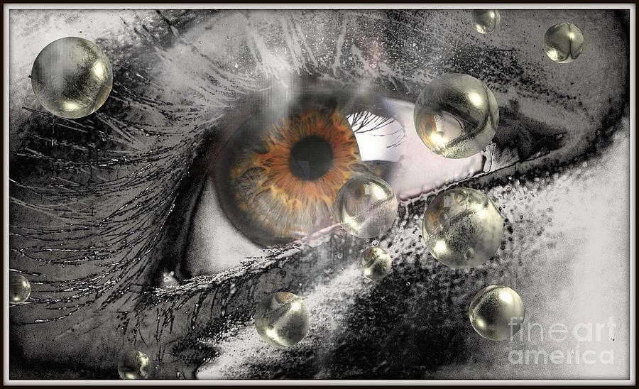 Eye Drops Digital Art by Lone Cloud - Fine Art America