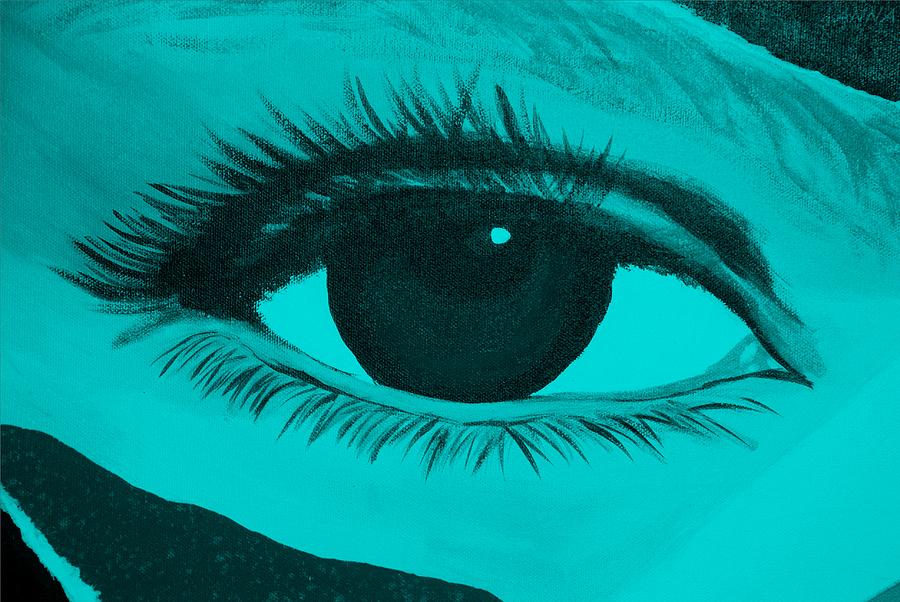EYE HAS IT in TURQUOISE Photograph by Rob Hans
