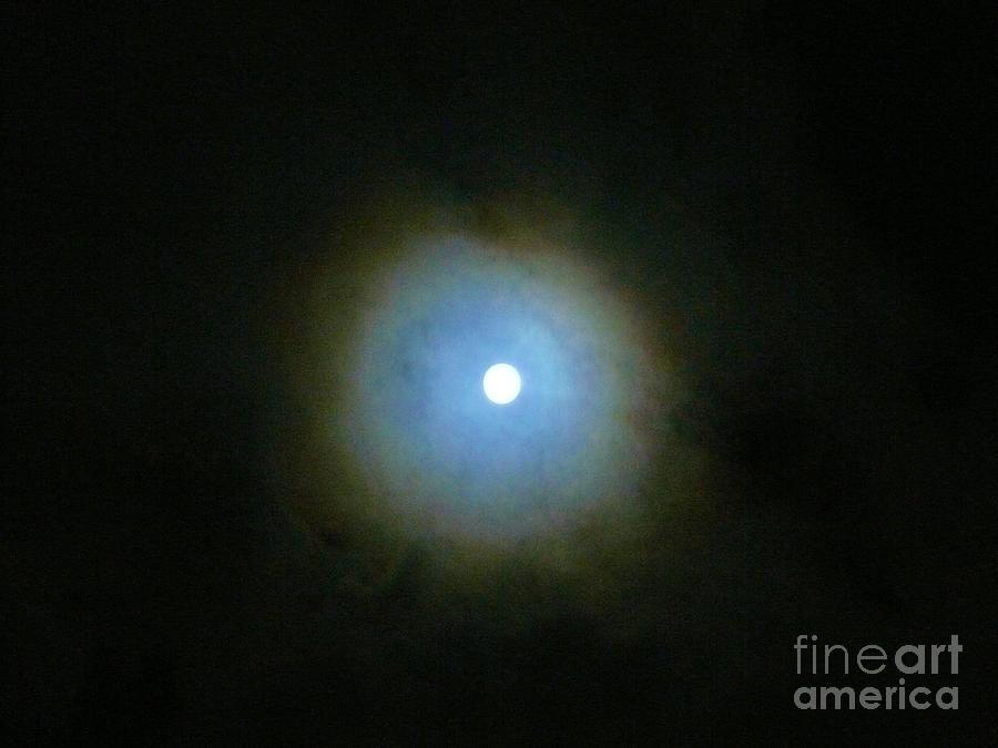 Moon Photograph - Eye in the Sky by Jacquelyn Roberts