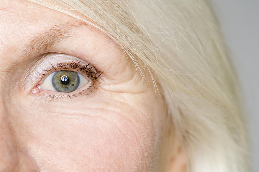 Eye of a senior woman Photograph by Image Source