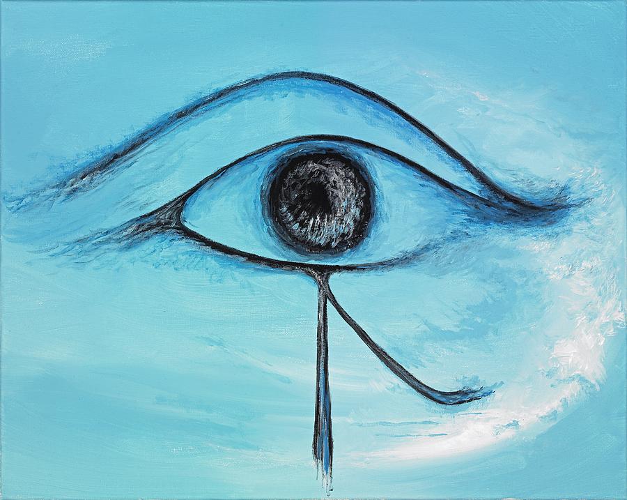 Eye of Horus in the Sky Painting by David Junod