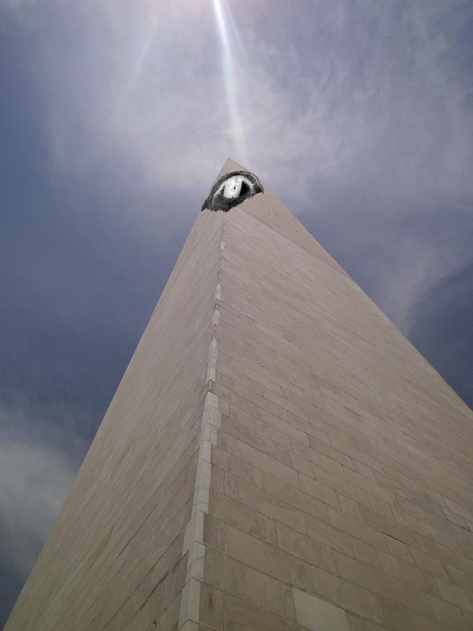 Washington Monument Photograph - Eye of Re by James Potts