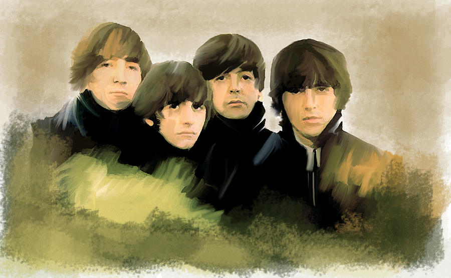 Eye Of The Storm The Beatles Painting by Iconic Images Art Gallery ...