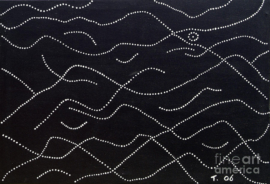 Black & White Painting - Eye of the Storm by Trevor Todd Black & White Painting - Eye of the Storm by Trevor Todd