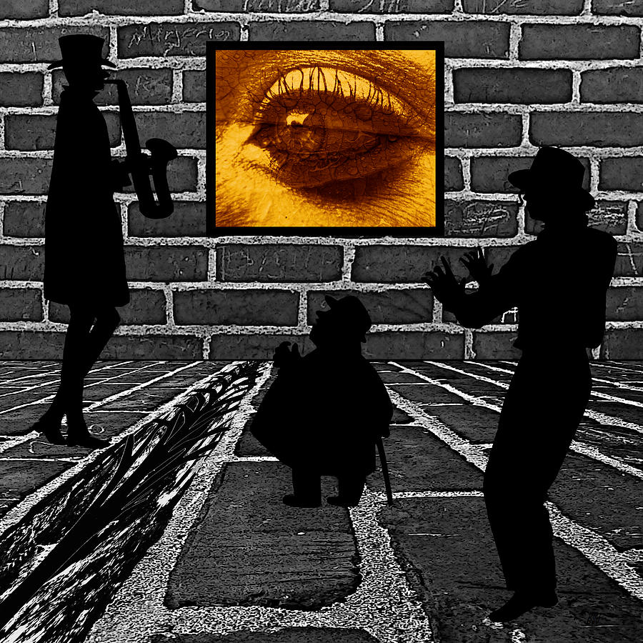 Eye on the Wall Digital Art by Barbara St Jean