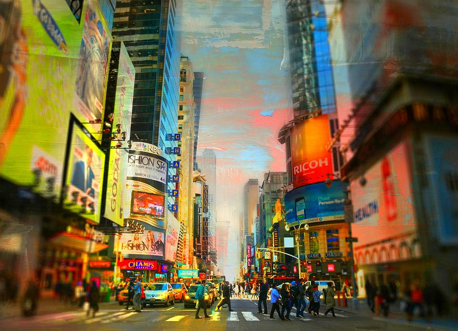 Eye On Times Square Photograph by Diana Angstadt