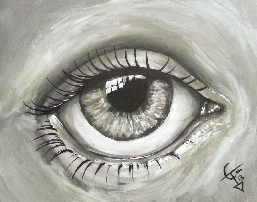Eye See You Painting by Tom Carlton