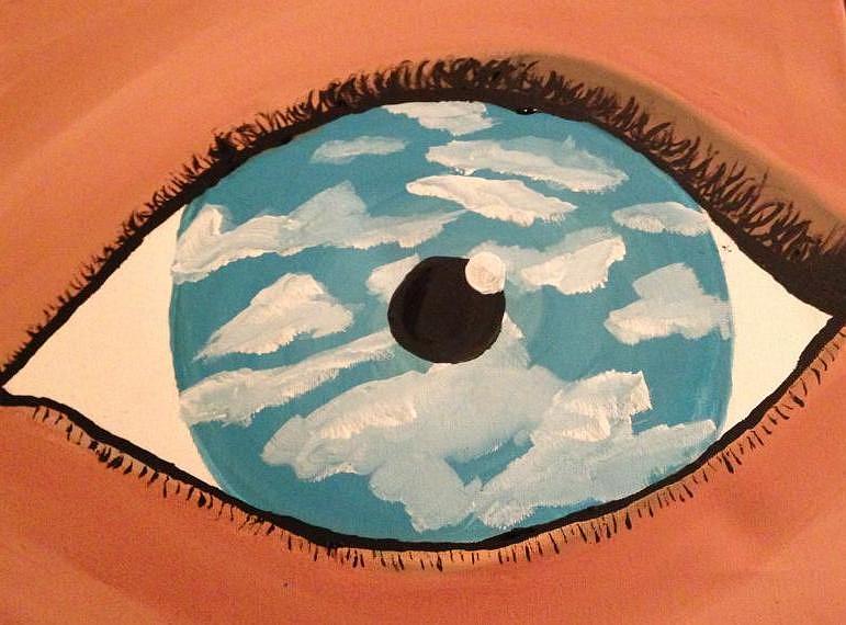 Sheep Painting - Eye sky  by Oasis Tone