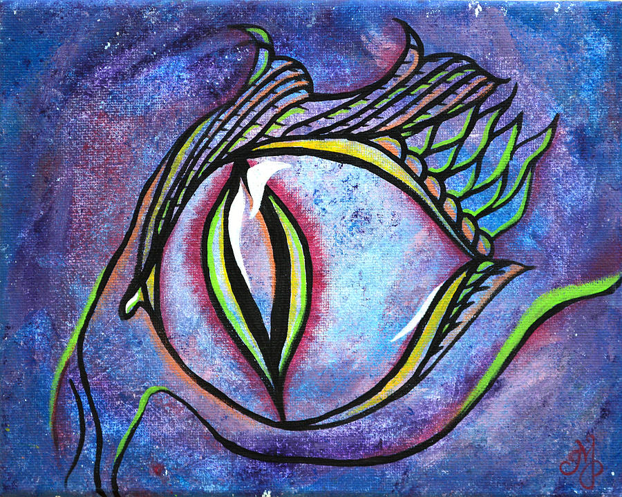 Eye Spy Painting by Meganne Peck