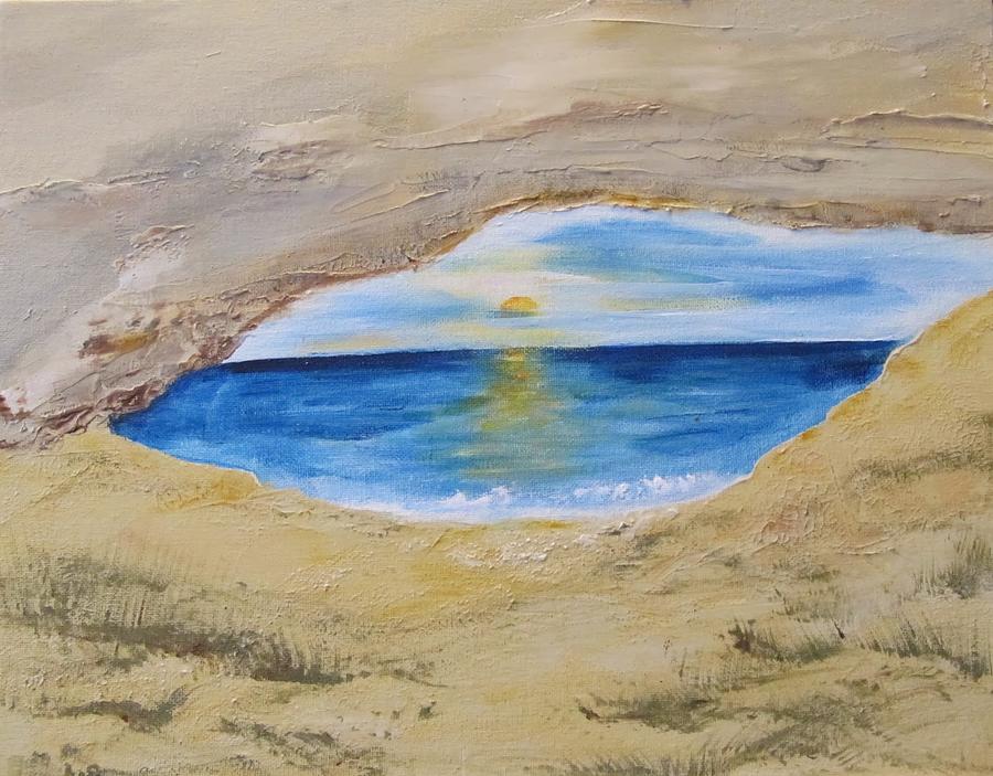 Eye To The Sea Painting by Lorraine Centrella
