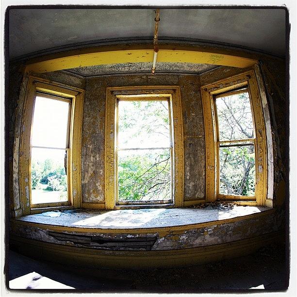 Window Photograph - Eye Upon The World #window #abandoned by Jan Pan