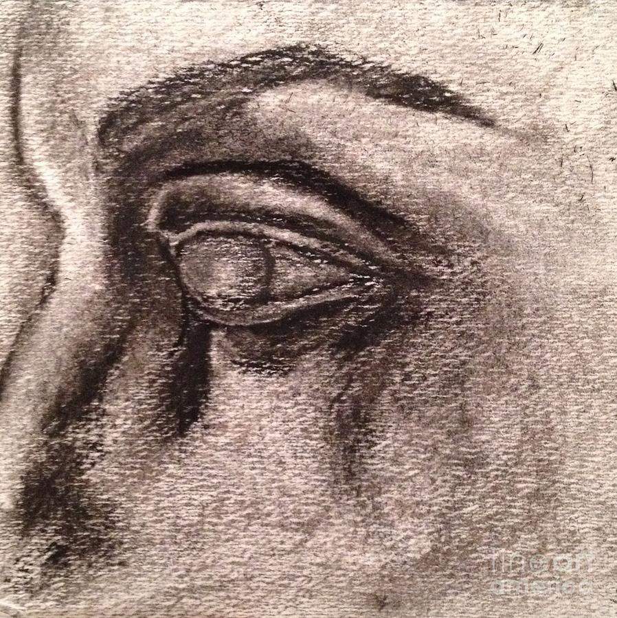 Eye Drawing by Valerie Shaffer