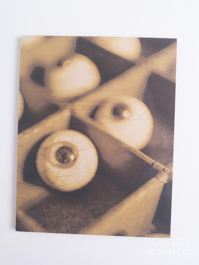Original - Eyeballs On Wood Photograph by Edward Fielding