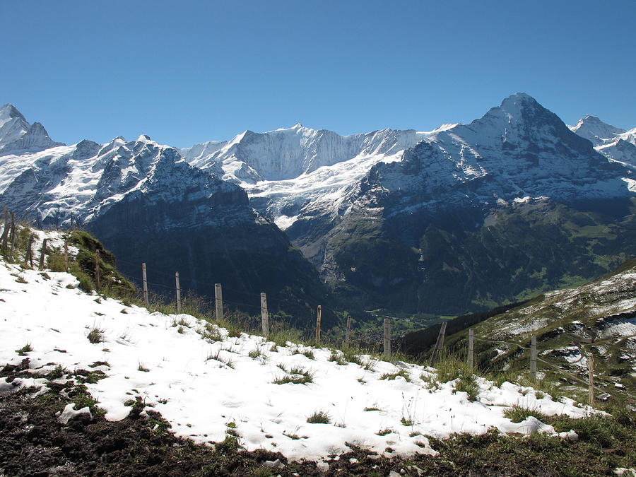 Nature Photograph - Eyeful of the Eiger by Mary Ellen Mueller Legault