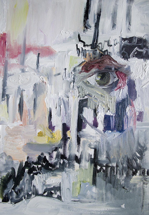 Abstract Painting - Eyeline by Cathal Lindsay