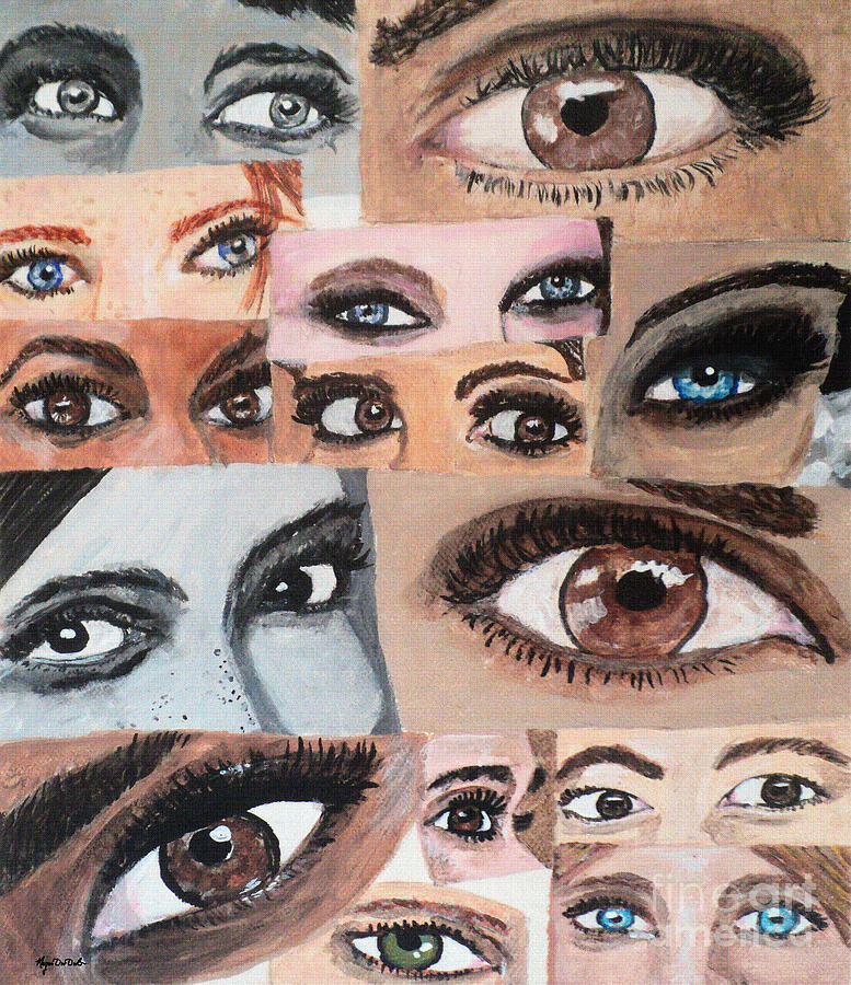 Eyes Have It Painting by Megan Dirsa-DuBois