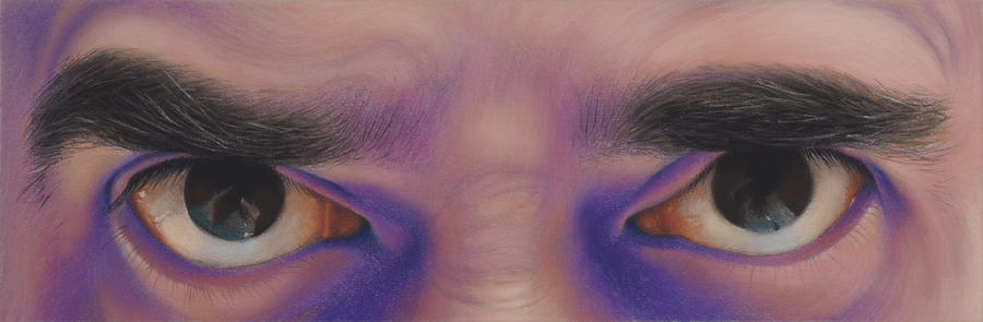 Eyes In The Mirror - Pastel Pastel by Ben Kotyuk