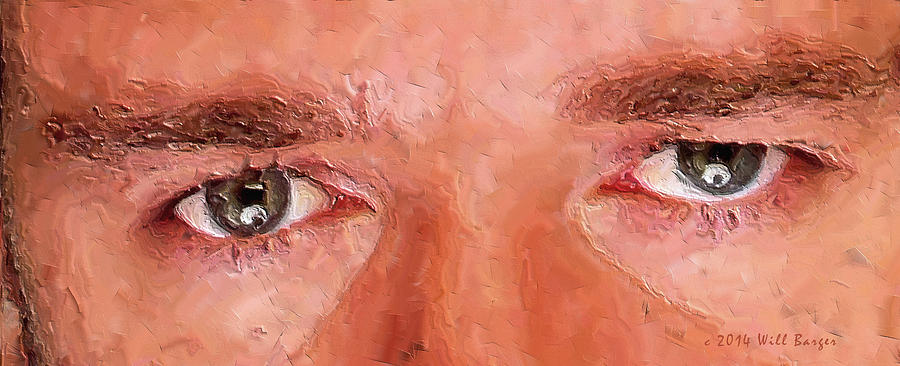 Eyes That Have It Nbr 102 Painting by Will Barger