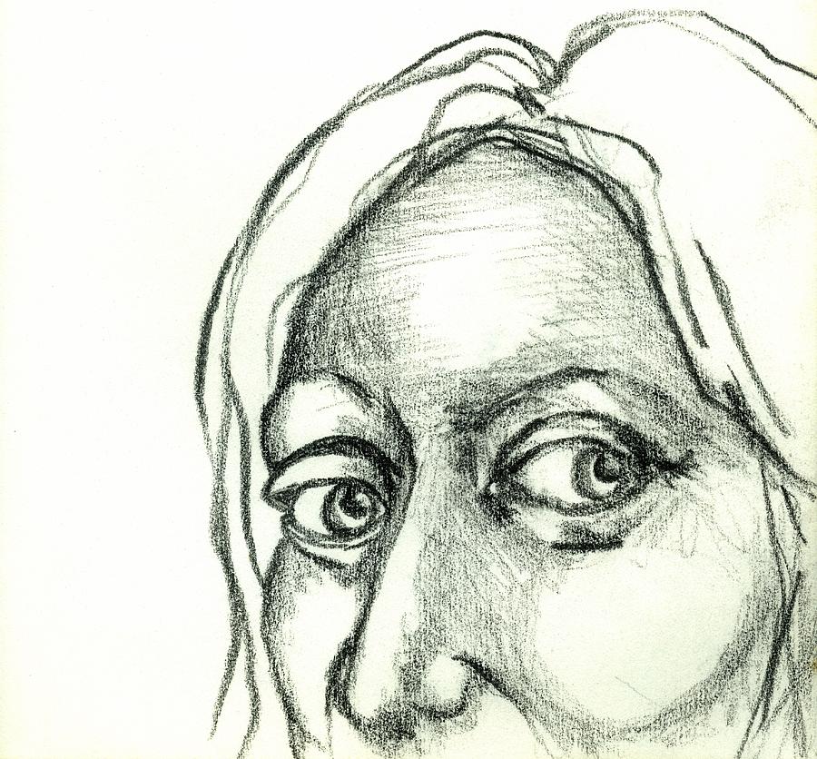 Eyes - The Sketchbook Series Drawing by Michelle Calkins