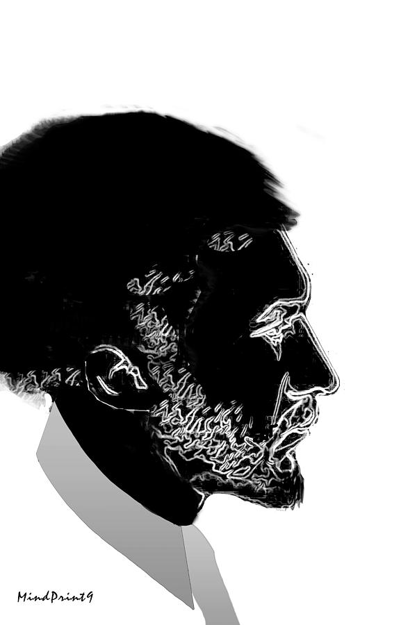 Portrait Digital Art - Ezra Pound  by Asok Mukhopadhyay