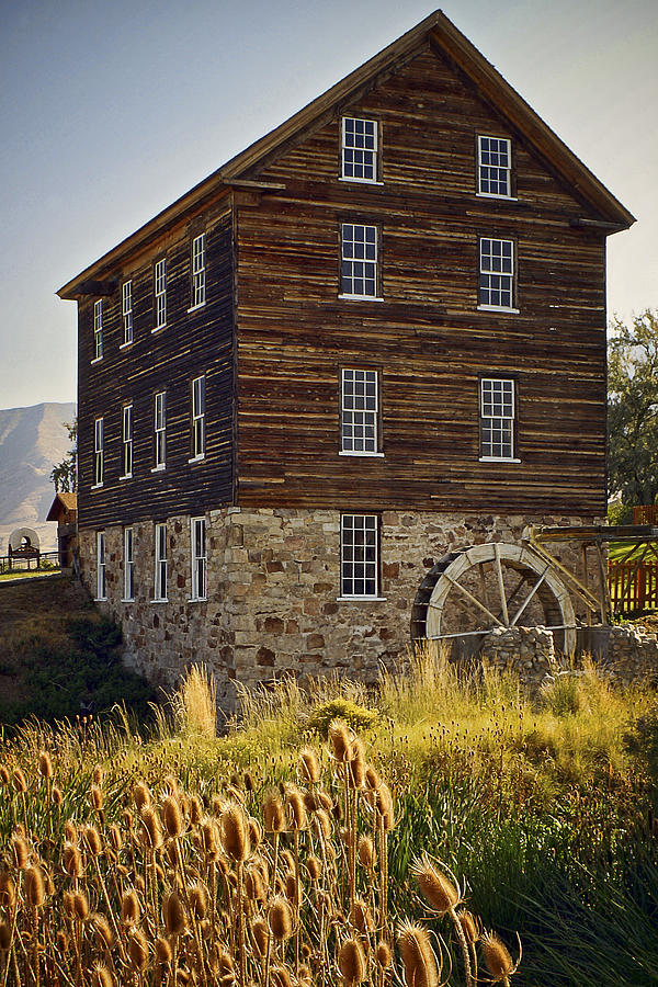 Ezra Taft Benson Grist Mill Photograph by Priscilla Burgers