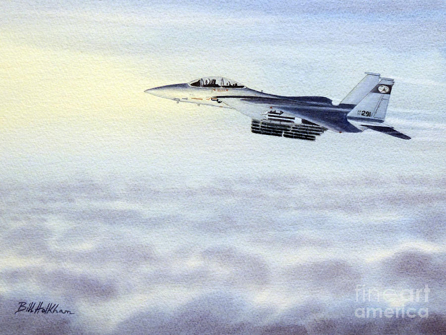 F-15 Eagle Painting by Bill Holkham