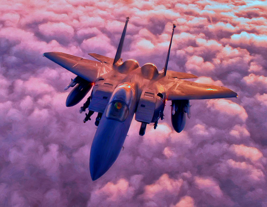 F-15 Painting by Michael Pickett