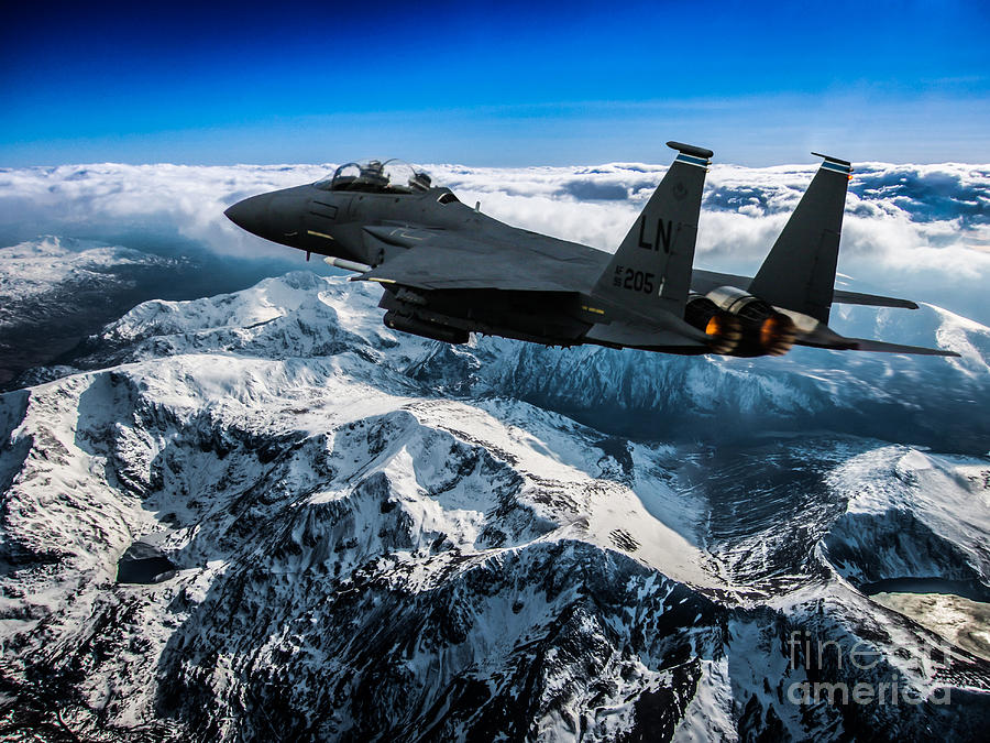 F 15 Strike Eagle Digital Art By Paul Heasman