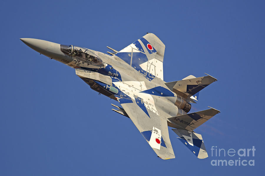Transportation Photograph - F-15dj Eagle Of The Japan Air Self by Phil Wallick