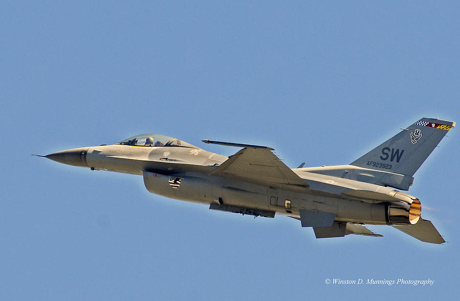 F-16 Fighting Falcon Photograph by Winston D Munnings