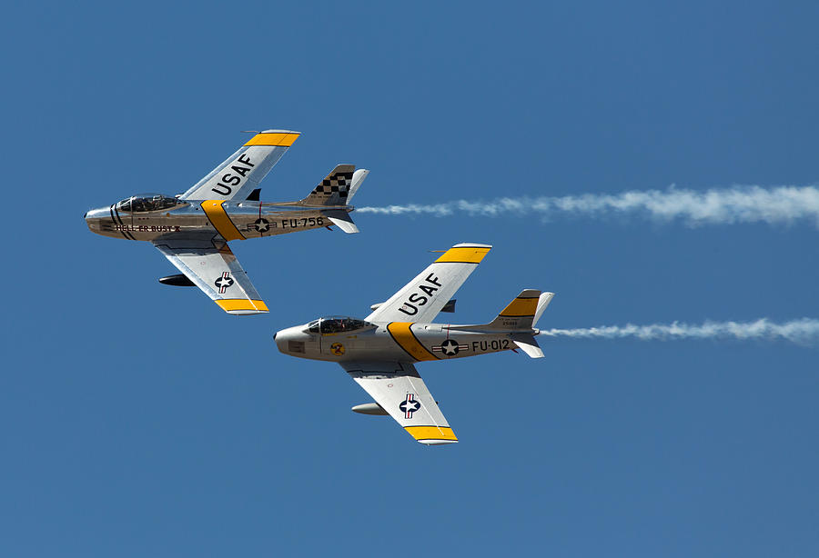 F-86 Formation Photograph by John Daly