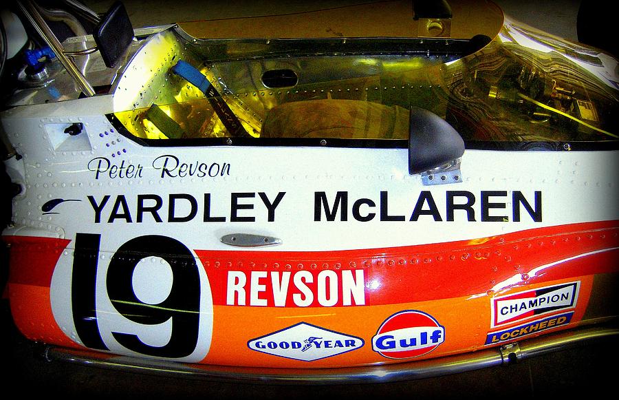 F1 Yardley McLaren driven by Peter Revson Photograph by Don Struke